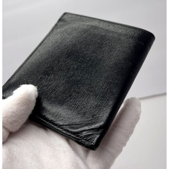Dunhill Bifold black leather wallet card holder elegant Perfect size - Picture 8 of 11